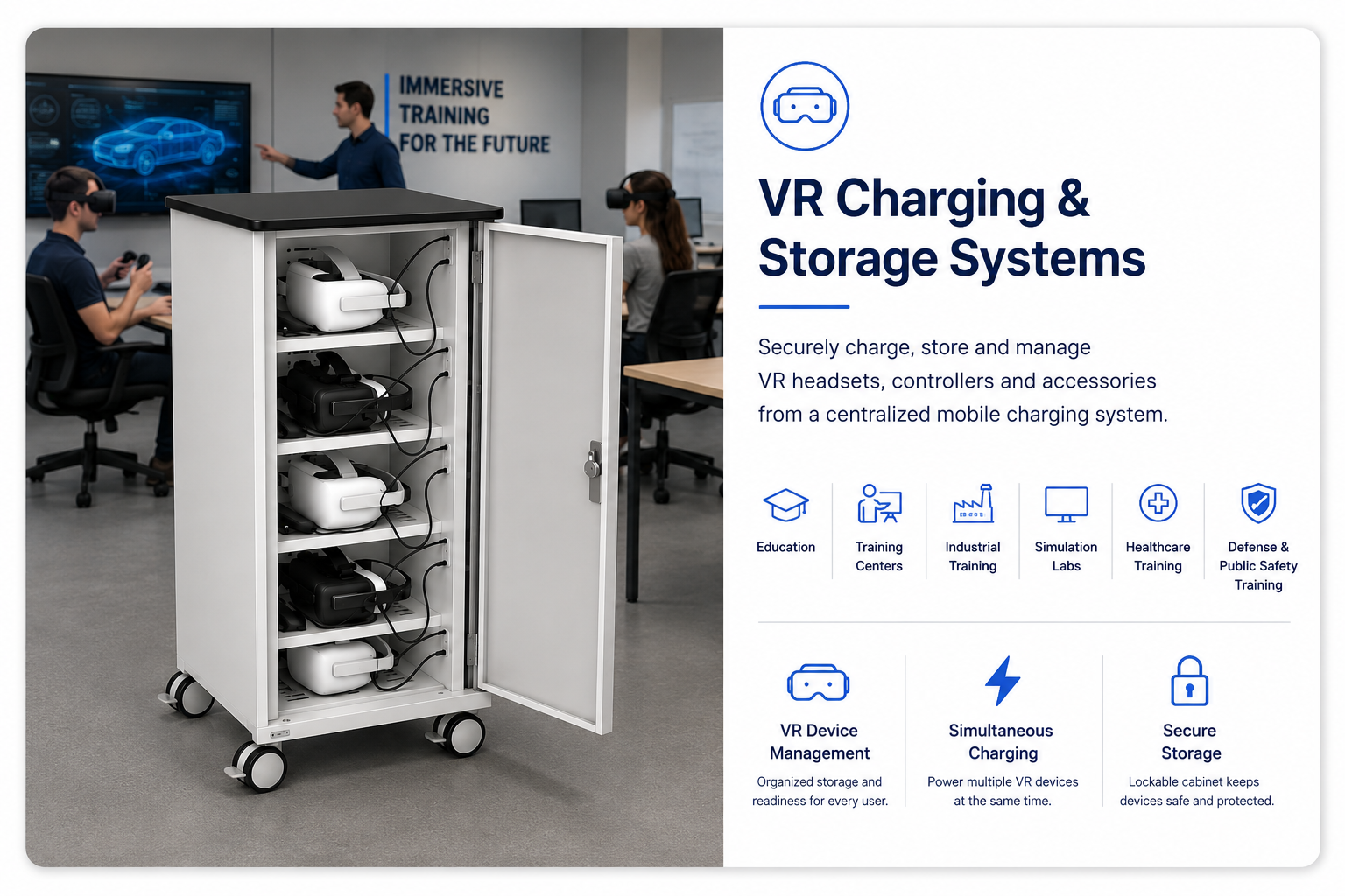 Mobile device charging lockers