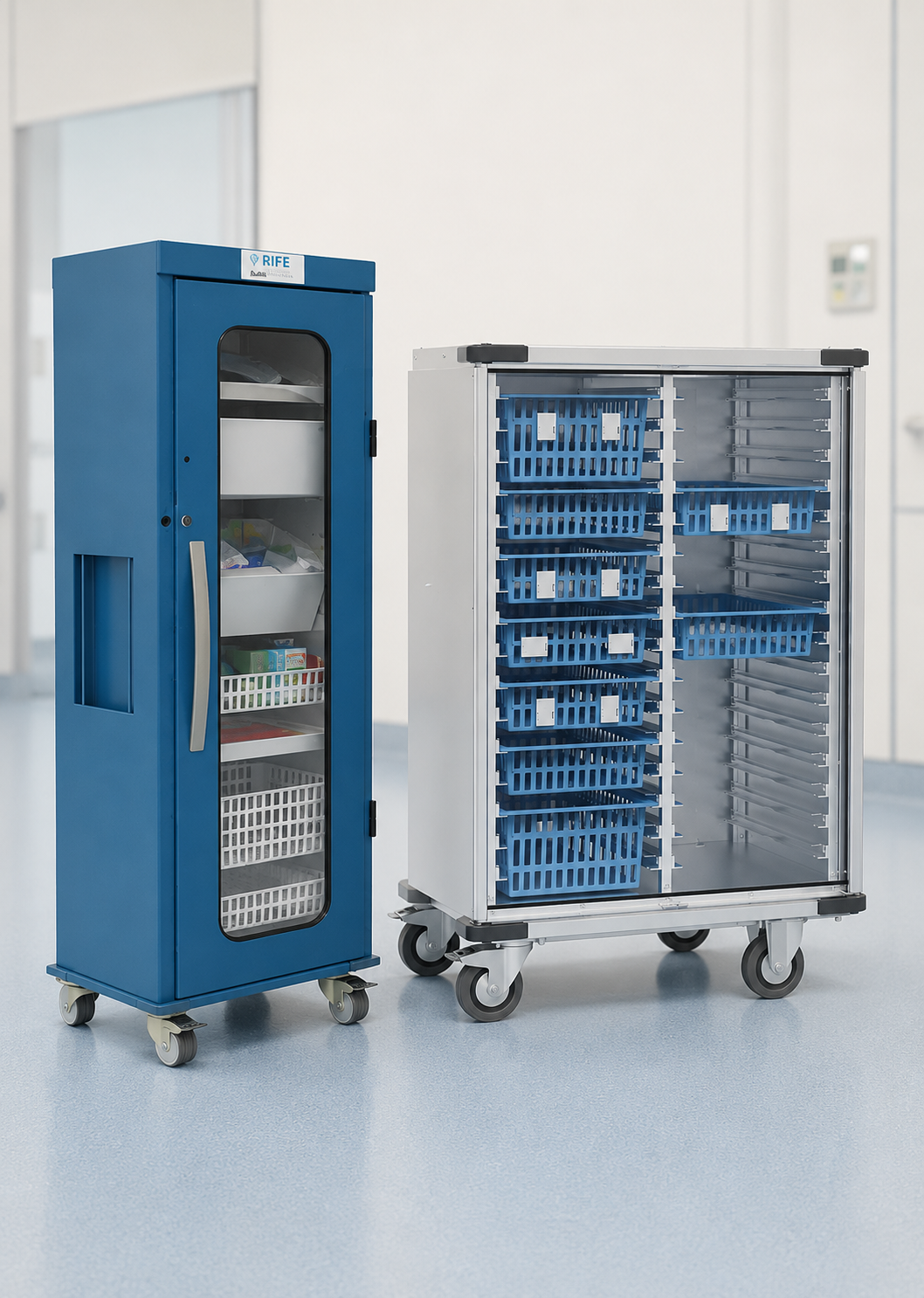 Medical equipment carts