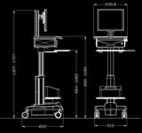 All in One Computer Cart (MC-A1)