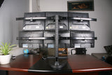 Premium Six Monitor Stand - Freestanding, 5 Years Warranty(6MS-FHP)