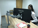 Dual LCD LED Monitor Desk Mount Stand -Fully Adjustable Arm fits 2 Screens up to 27", 5 Years Warranty, Silver (RC2ES)