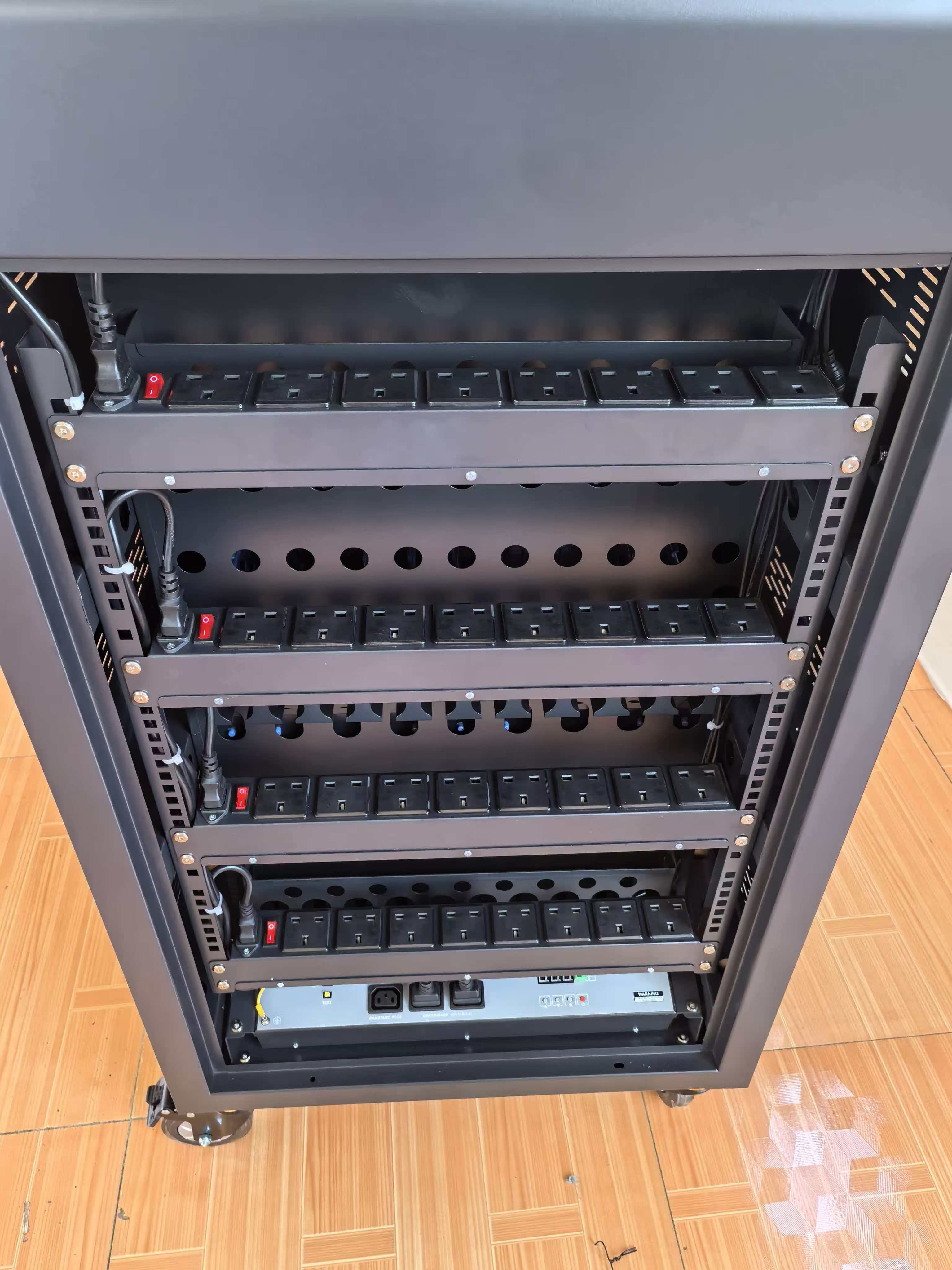 30-Device Secure Charging Cart with RFID & Password Lock, USB-C Fast Charging (R-LAB-30)