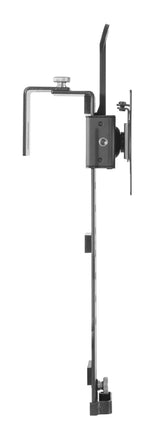 Single Screen Ultra Thin Adjustable Cubicle Wall Attachment Monitor Hanger for 15 to 29 inch LCD Clamp Stand, 5 Years Warranty (CUB01)