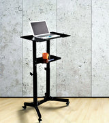 Mobile Laptop Desk Cart Height and Angle Adjustable Tilt Spliting Laptop Stand Table Model No LPC10