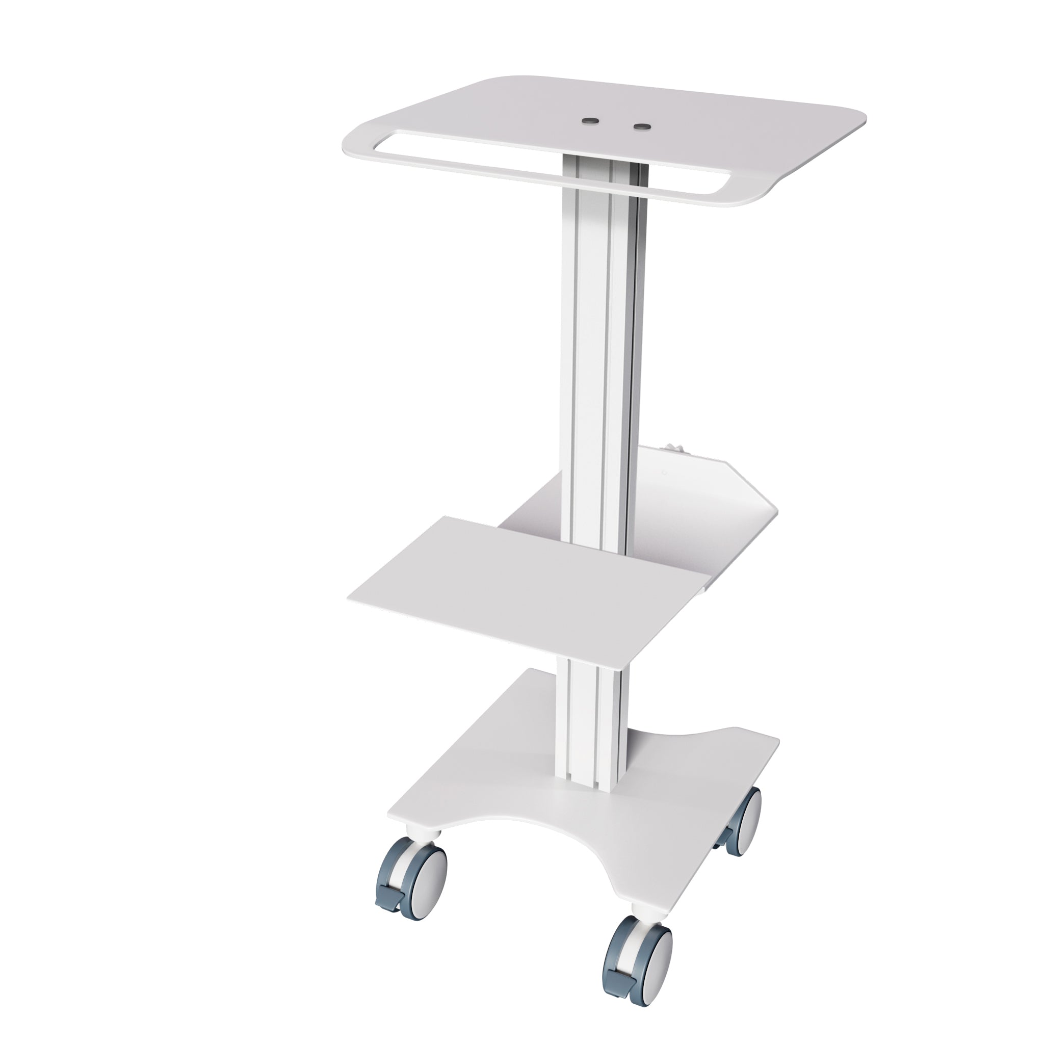 Mobile Laptop Cart IRolling laptop cart with brakes for stability I Portable laptop table