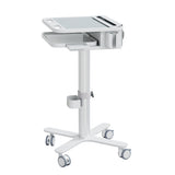 Dental Laptop Cart with Keyboard Tray, Scanner Holder ! Mobile Dental Cabinet Troley