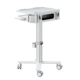 Dental Laptop Cart with Keyboard Tray, Scanner Holder ! Mobile Dental Cabinet Troley