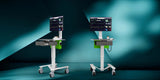 MHS5 Compact Bedside Monitor Cart with Storage Drawer