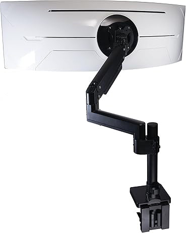 RIFE PMS-PRM57 Heavy-duty Ultrawide Monitor Arm – Clamp, Gas Spring