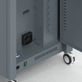 VR Charging Cabinet/Cart Suitable for Pico/Quest, Intelligent Temperature Control, 30-BIT Workstations, Black (RC30VR-PD18W)