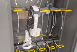 VR Charging Cabinet/Cart Suitable for Pico/Quest, Intelligent Temperature Control, 30-BIT Workstations, Black (RC30-Data)