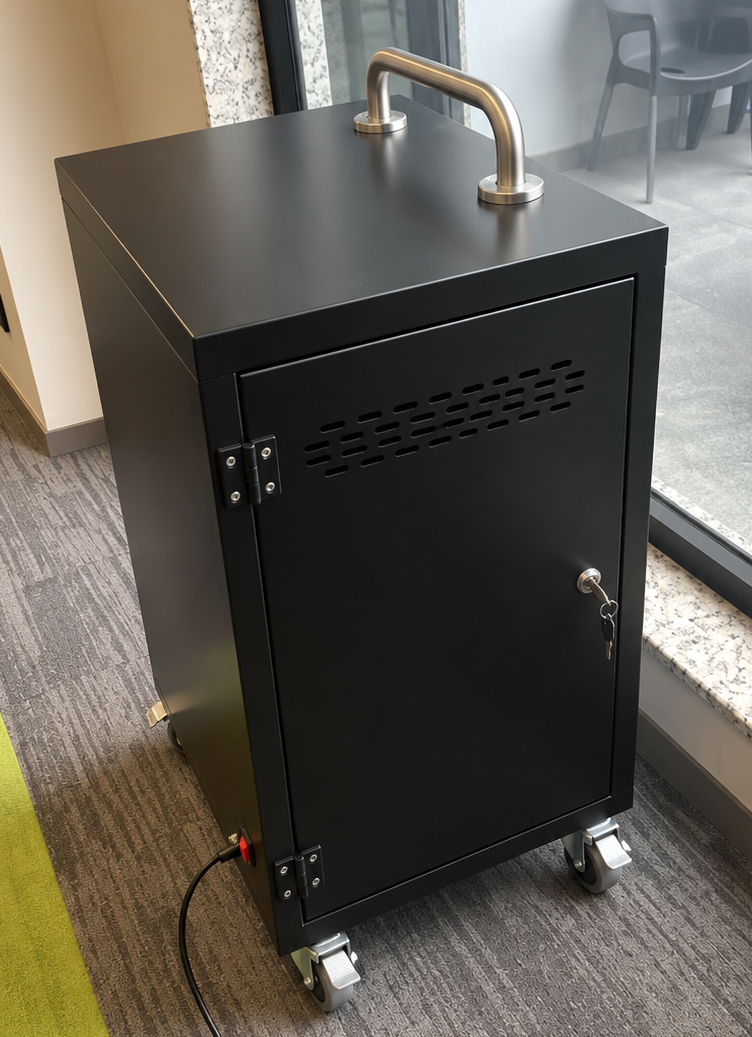 RIFE RTP16 16-device charging cart front view