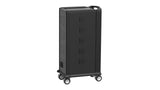 Tablet Charging Cabinet/Cart Suitable for Tablets up to 11 Inches, 64-BIT Workstation, Black (RM64)