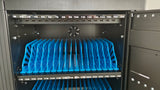 Tablet Charging Cabinet/Cart Suitable for Tablets up to 11 Inches, 64-BIT Workstation, Black (RM64)
