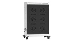 RN48 iPad & Tablet Charging Cabinet – 48 Slots, QC3.0 Fast Charging, Charge & Sync (Up to 13") – White/Black