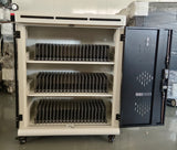 Tablet Charging Cabinet/Cart Suitable for Tablets up to 12 Inches, 60-BIT Workstations, White/Black (RN60)