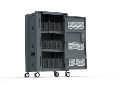 Tablets/Laptops Charging Cart Suitable for 15.6" Tablets Or Laptops, 36BIT Workstations, Black (RP36-B-60W)