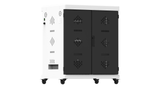 Tablets/Laptops Plug-in Charging Cart (PDU) Suitable for 15.6" Tablets Or Laptops, 45-BIT Workstations, White/Black (RP45-A)
