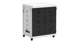 Tablets/Laptops Plug-in Charging Cart (PDU) Suitable for 15.6" Tablets Or Laptops, 45-BIT Workstations, White/Black (RP45-A)