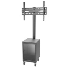 Mobile Video Conference Trolley & TV Stand with Locking Cabinet (32"-70")