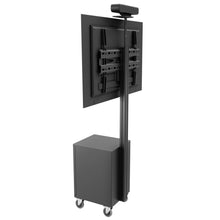 Mobile Video Conference Trolley & TV Stand with Locking Cabinet (32"-70")