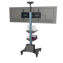 Rife Dual LED/LCD/Plasma TV Floor Stand, Supports TVs from 32”-55" (UPT2)