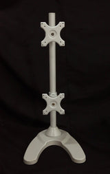 Dual Monitor Stand - Freestanding & Vertical I Dual Vertical Stacked Monitor Arm