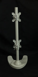 Dual Monitor Stand - Freestanding & Vertical I Dual Vertical Stacked Monitor Arm