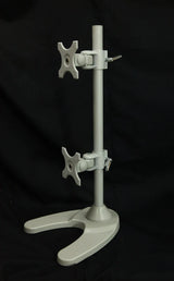 Dual Monitor Stand - Freestanding & Vertical I Dual Vertical Stacked Monitor Arm