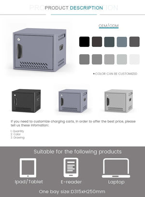 Single Bay Charging & Storage Cabinet