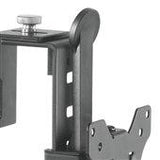 Single Screen Ultra Thin Adjustable Cubicle Wall Attachment Monitor Hanger for 15 to 29 inch LCD Clamp Stand, 5 Years Warranty (CUB01)