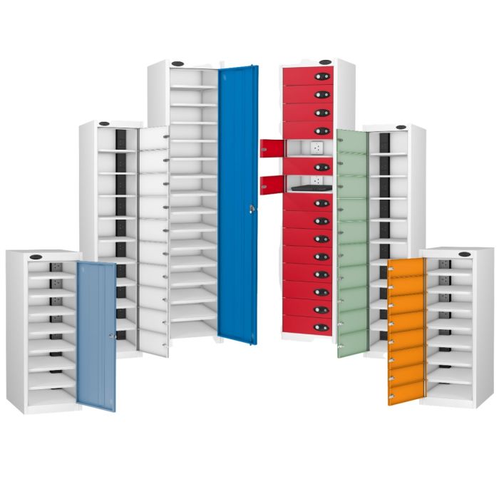 Mobile Phone Charging Lockers & Charging Carts