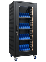 RIFE storage cabinet with blue ABS device partitions
