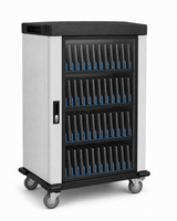 RIFE premium laptop and tablet storage cabinet with lockable glass door