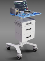 HSL-6 Professional Laptop on Wheels (LOW) - Height Adjustable PC Stand