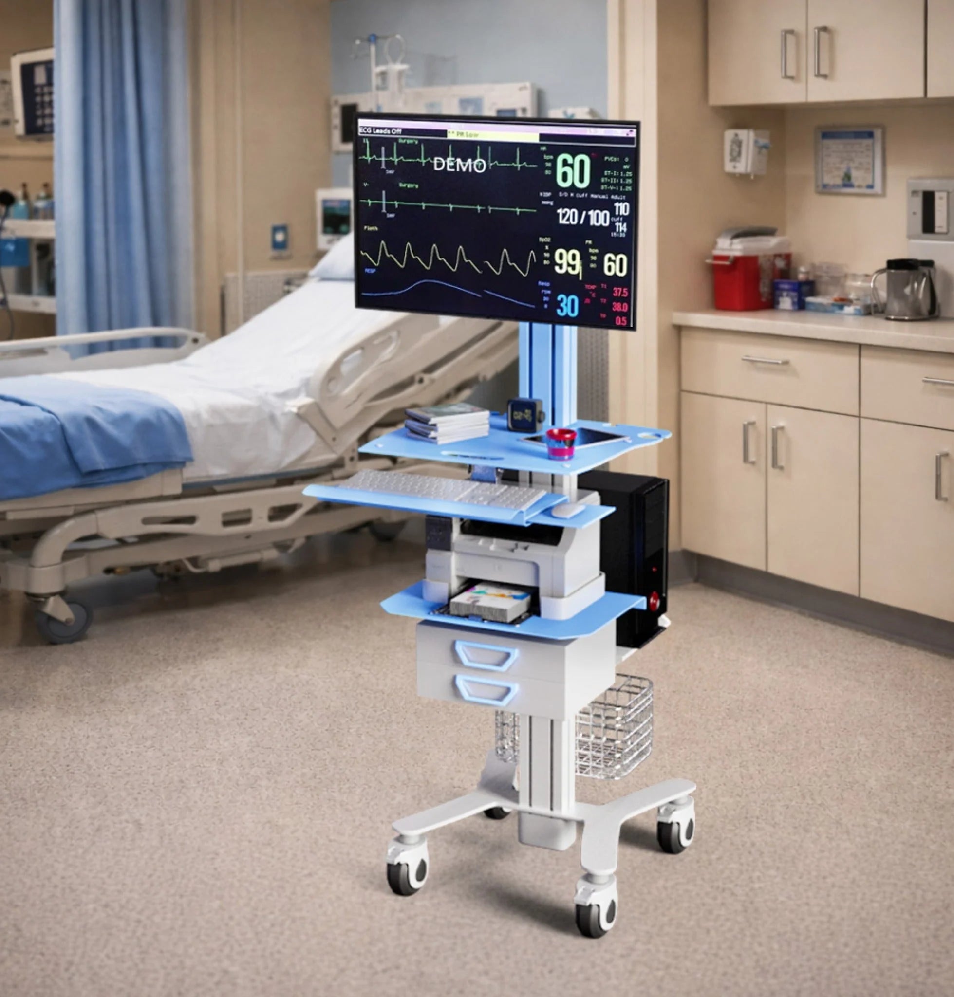 Medical computer carts