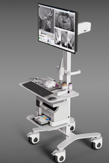 HSM-9 All-in-One Medical PC Cart - Mobile EMR/EHR Workstation
