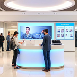 AI-Powered Interactive Kiosk with 3D Virtual Avatar
