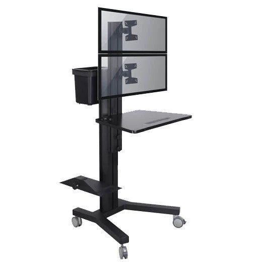 Dual Computer Mobile Cart (MCT09-a)