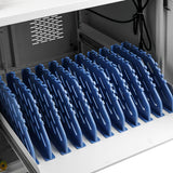 RIFE device-friendly blue ABS laptop partition close-up