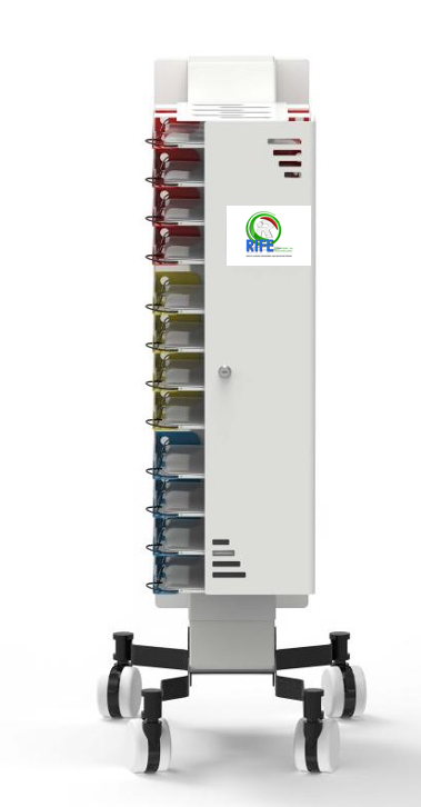 IOT WIFI controlled Easy AccessCharging and Storage Towerfor laptopChromebooks, iPads