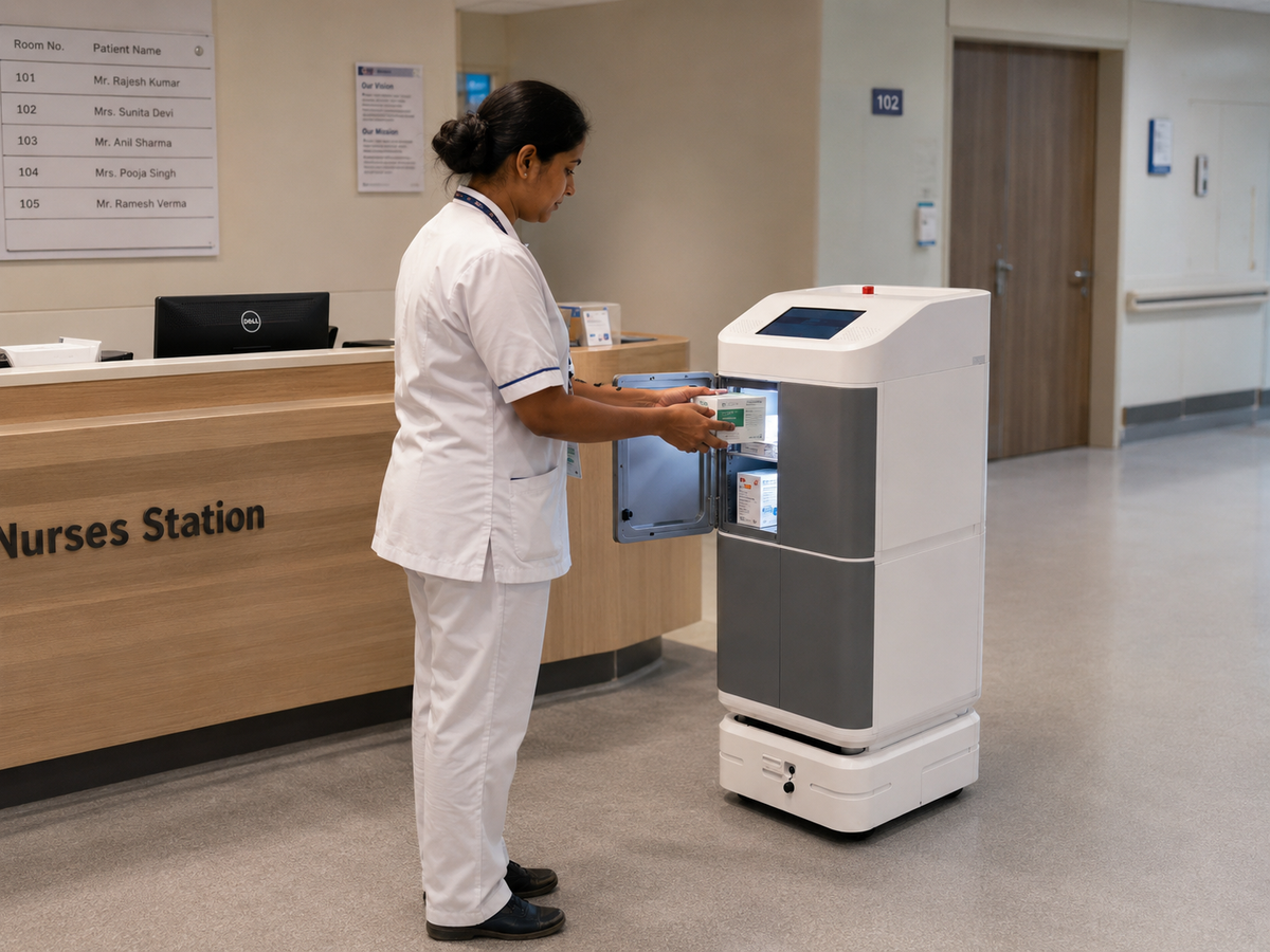 RIFE Closed Compartment Autonomous Delivery Robot