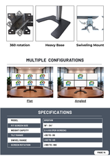 RIFE Heavy Duty Monitor Stand 6MSFHW