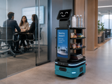 RIFE Premium Delivery Robot with Advertising Screen