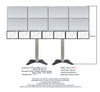 Modular TV & Monitor Display stands 4- 1