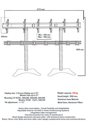 Modular TV & Monitor Display stands 2  - 2