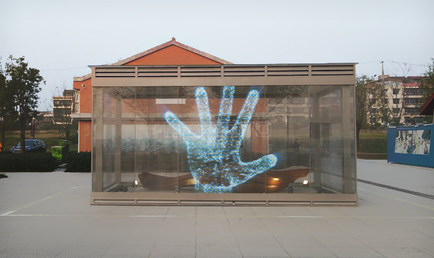 GlassLED Video Wall with 3D effect