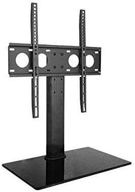 Universal Tabletop TV Stand Base, Fits 32, 37, 40, 47, 50, 55 Inch TVs, Height Adjustable, Black (RD303)