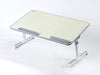 Adjustable Laptop Table, Portable Standing Bed Desk, Foldable Sofa Breakfast Tray, Notebook Stand Reading Holder for Couch Floor