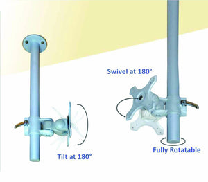 Adjustable Ceiling Mount (Small Monitor) (CM-S)  - 2